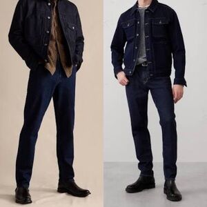 Banana Republic 2024 Athletic Fit Dark Indigo Jeans